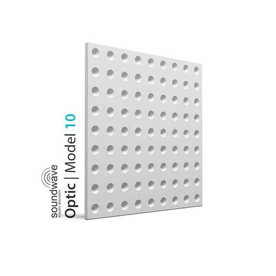 3D Gypsum Wall Panels - OPTIC - Gypsum Panels on white background | DecorMania UK